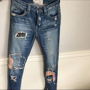 Free People destroyed jeans